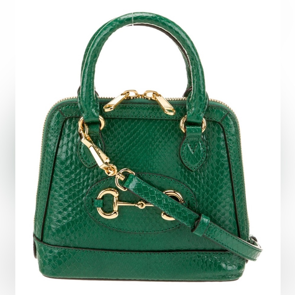 Gucci Python Horsebit Mini Bag